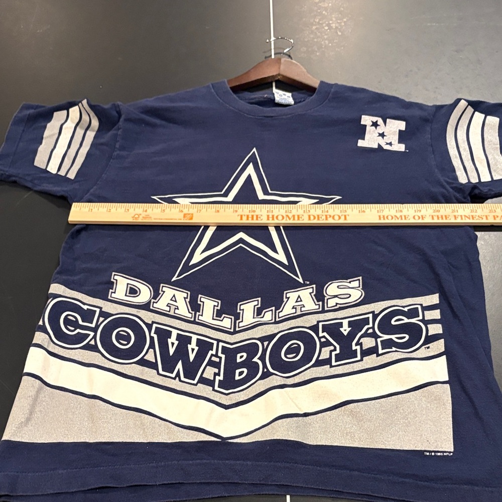 Salem sportswear L Dallas Cowboys 1995 NFLP Tee - Picture 4 of 8